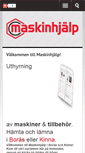 Mobile Screenshot of borasmaskinhjalp.se