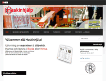 Tablet Screenshot of borasmaskinhjalp.se